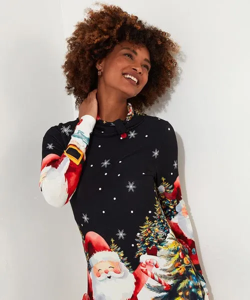 Apparel Christmas Cheer Tunic Black Dresses Joebrowns