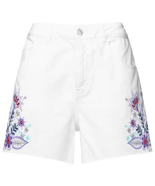 Apparel Joebrowns Forever Free Embroidered Shorts White Jeans and Trousers Apparel Joebrowns Forever Free Embroidered Shorts White Jeans and Trousers