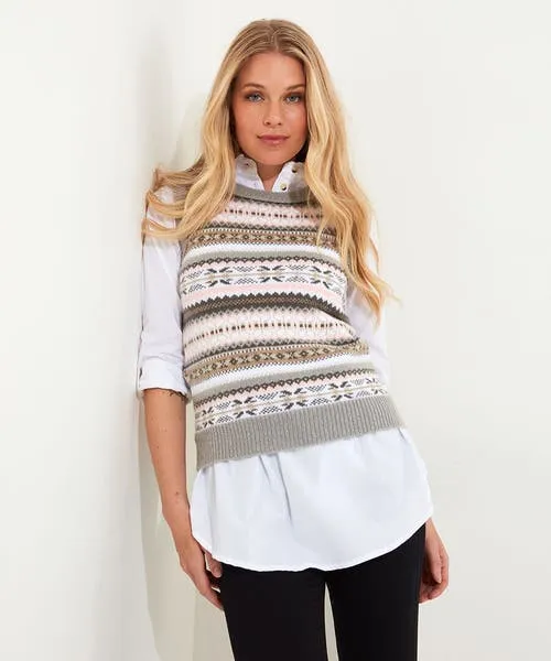 Apparel Joebrowns Joe8217s Favourite Knitted Vest Grey Knitwear and Cardigans