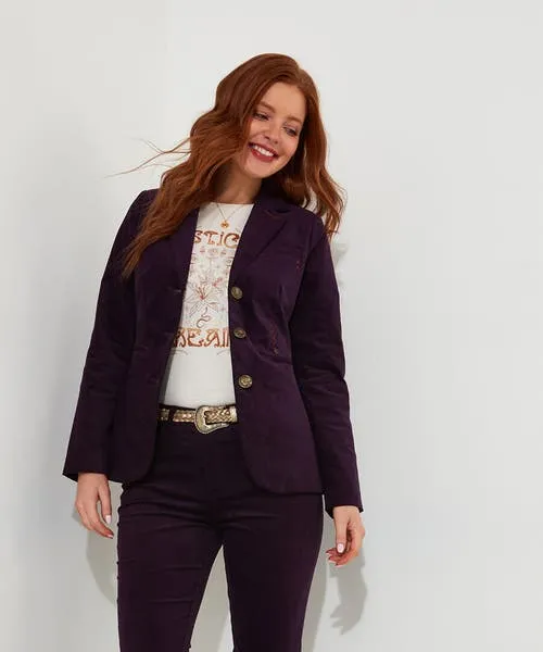 Apparel Magnificent Moleskin Jacket Purple Blazers Joebrowns