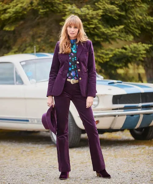 Apparel Magnificent Moleskin Jacket Purple Blazers Joebrowns
