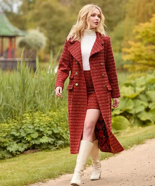Apparel Skirts Joebrowns Maya Tweed Skirt Burnt Orange Apparel Skirts Joebrowns Maya Tweed Skirt Burnt Orange