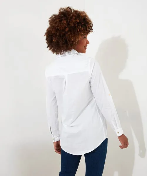 Apparel Tops Tunics and Blouses Joebrowns Simon8217s Longline Blouse White