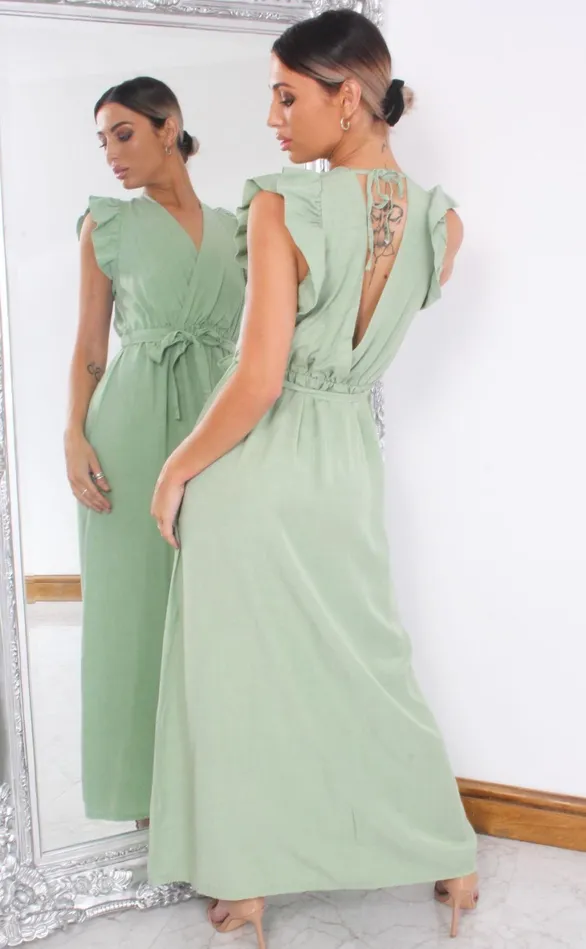 Arie Khaki Wrap Maxi Dress Women Missfiga Wrap Dresses Arie Khaki Wrap Maxi Dress Women Missfiga Wrap Dresses