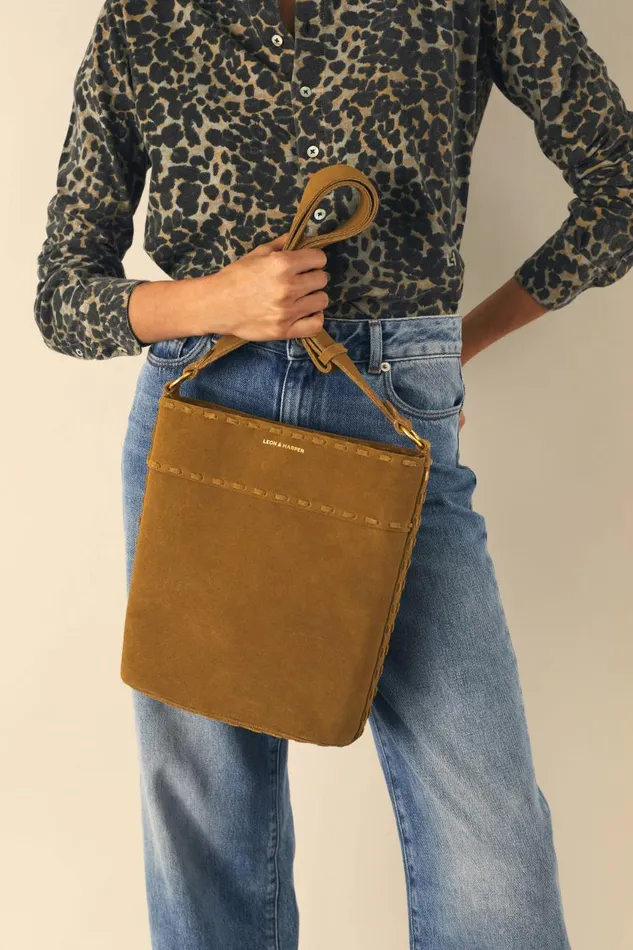 Bags Women Leon and Harper Bertile Mix Bag Mouse