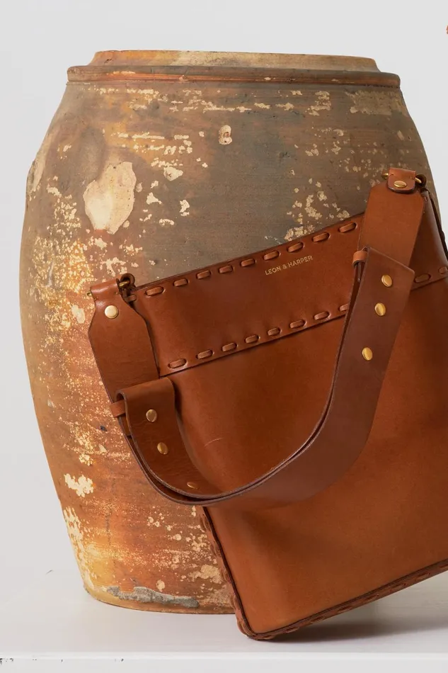 Bags Women Leon and Harper Bertile Plain Bag Camel