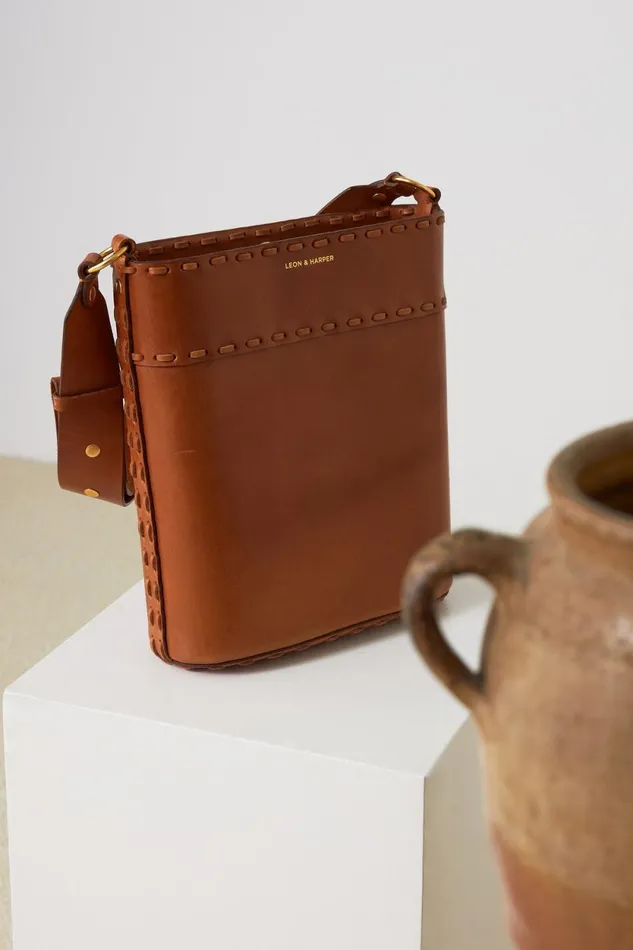 Bags Women Leon and Harper Bertile Plain Bag Camel