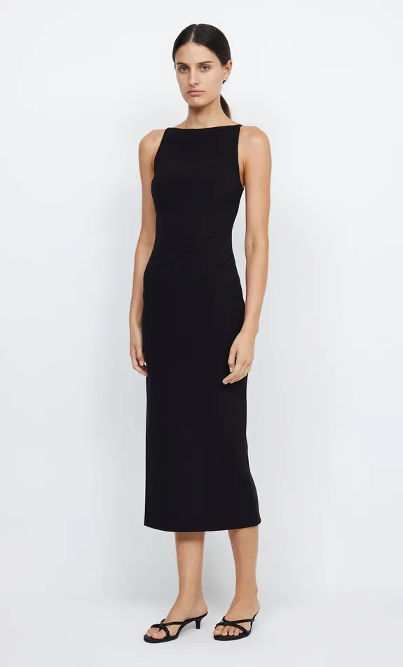 Bec Bridge Bridesmaid Dresses Women BE MINE TUCK DRESS 8211 BLACK