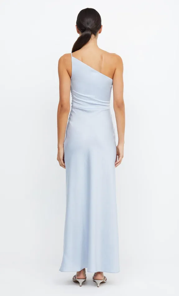 Bec Bridge Bridesmaid Dresses Women ETERNITY ASYM MAXI DRESS 8211 DUSTY BLUE