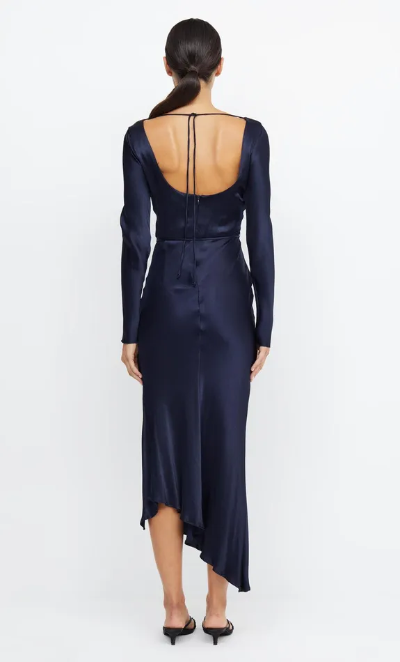 Bec Bridge Bridesmaid Dresses Women MOON DANCE LONG SLEEVE MAXI DRESS 8211 INK