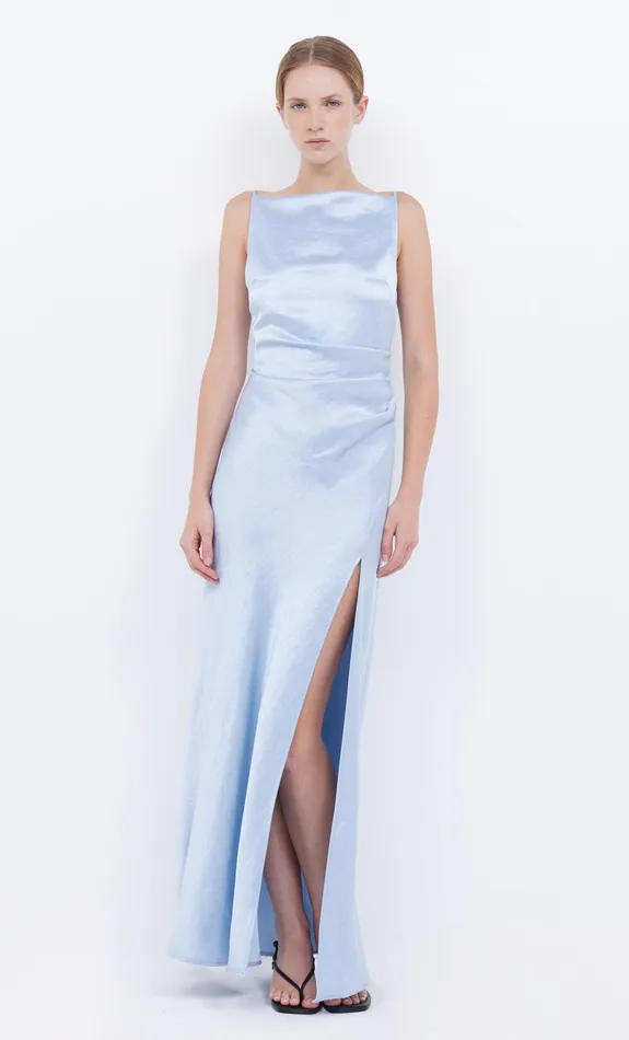 Bec Bridge Bridesmaid Dresses Women THE DREAMER MAXI DRESS 8211 DUSTY BLUE