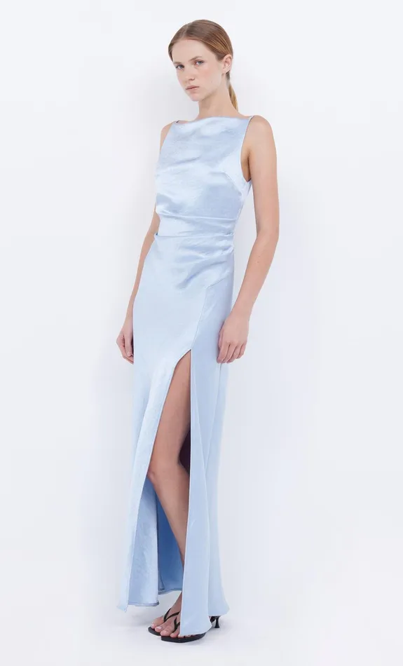 Bec Bridge Bridesmaid Dresses Women THE DREAMER MAXI DRESS 8211 DUSTY BLUE