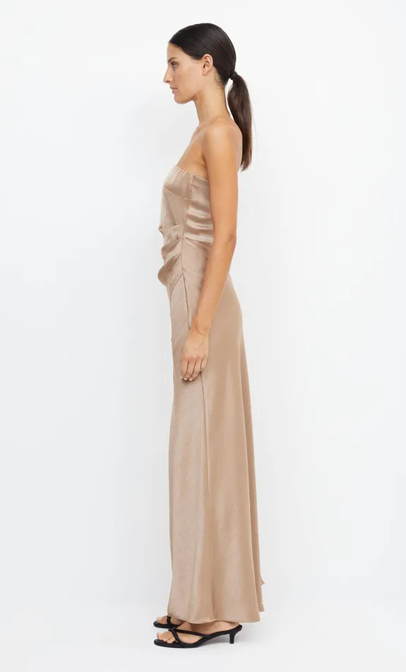 Bec Bridge Bridesmaid Dresses Women THE DREAMER STRAPLESS DRESS 8211 GOLDEN
