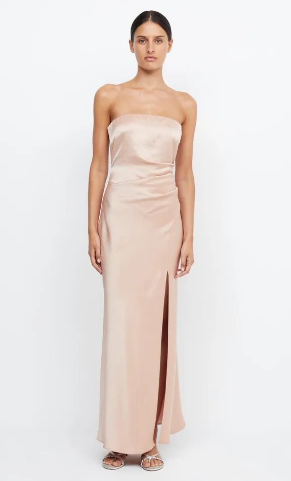 Bec Bridge Bridesmaid Dresses Women THE DREAMER STRAPLESS DRESS 8211 ROSE GOLD