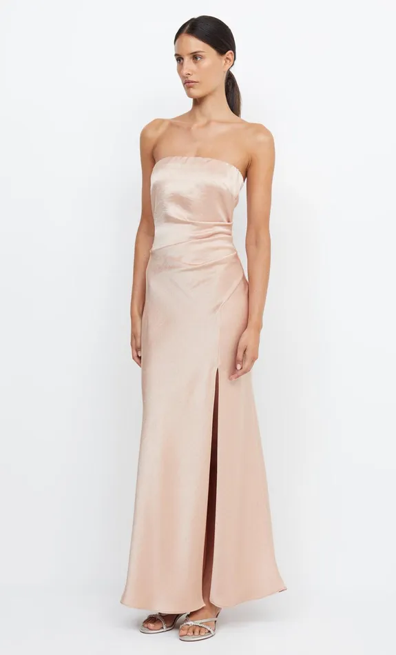Bec Bridge Bridesmaid Dresses Women THE DREAMER STRAPLESS DRESS 8211 ROSE GOLD