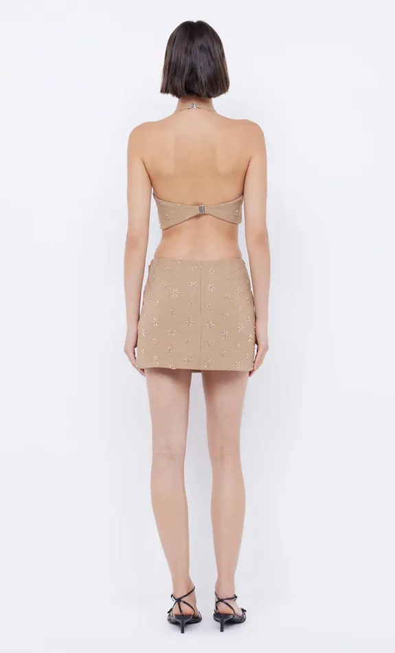 Bec Bridge Cropped Women SUNSEEKER HALTER TOP 8211 GOLDEN