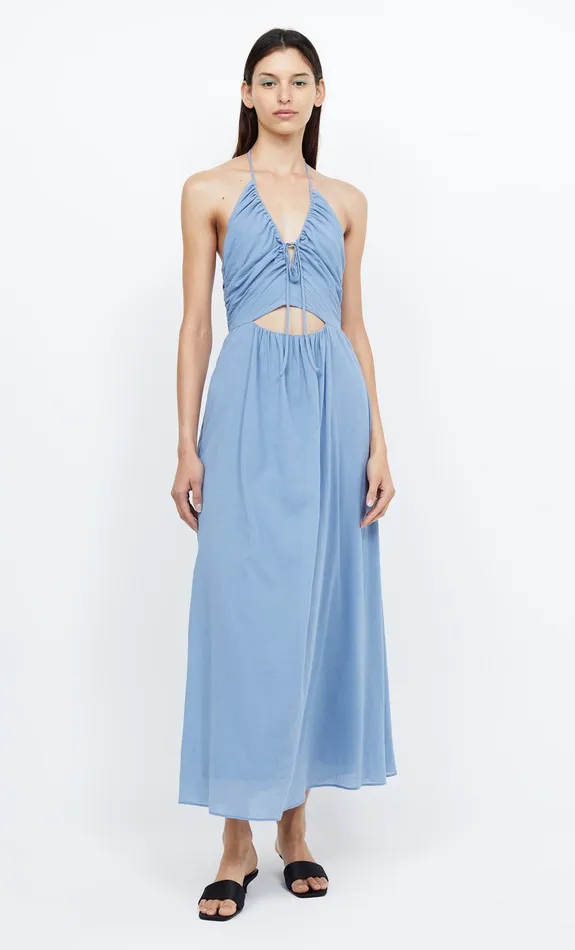 Bec Bridge Maxi Dresses Women CALYPSO HALTER MAXI DRESS 8211 MERIDIAN BLUE