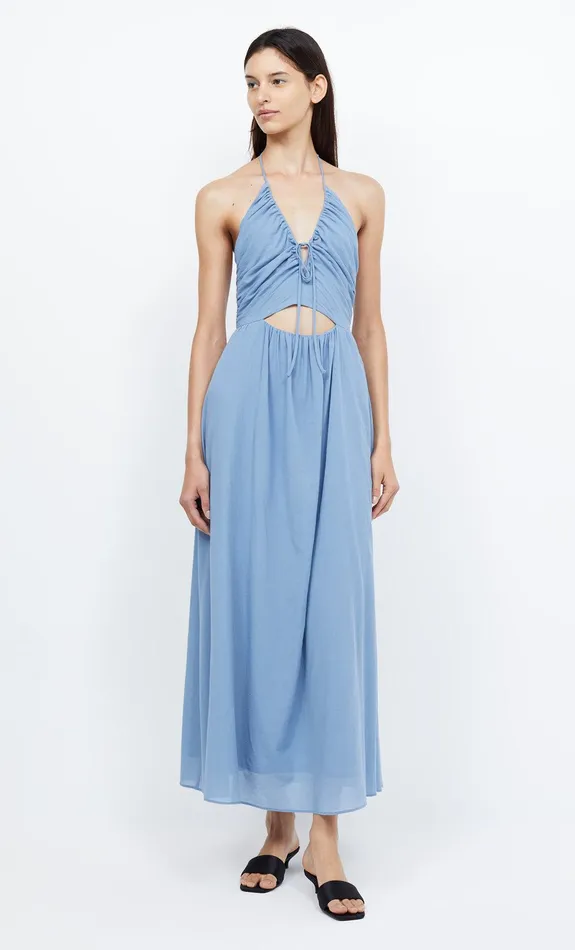 Bec Bridge Maxi Dresses Women CALYPSO HALTER MAXI DRESS 8211 MERIDIAN BLUE