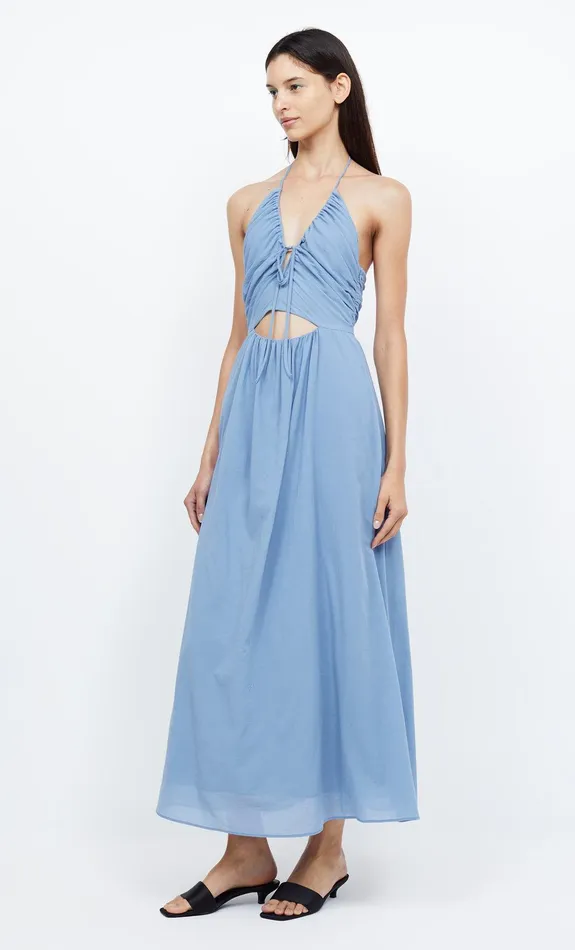 Bec Bridge Maxi Dresses Women CALYPSO HALTER MAXI DRESS 8211 MERIDIAN BLUE