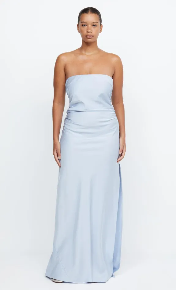 Bec Bridge Maxi Dresses Women ETERNITY STRAPLESS MAXI 8211 DUSTY BLUE