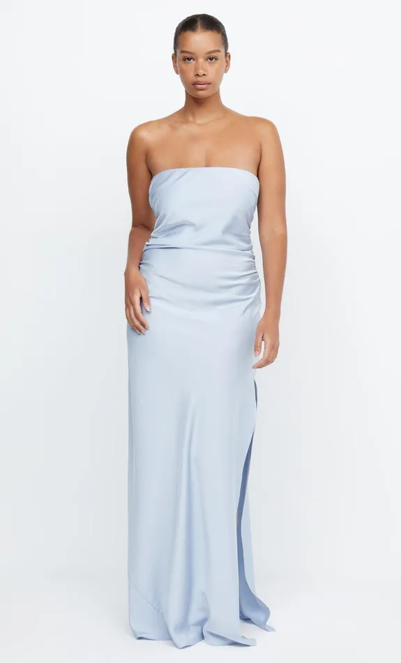Bec Bridge Maxi Dresses Women ETERNITY STRAPLESS MAXI 8211 DUSTY BLUE