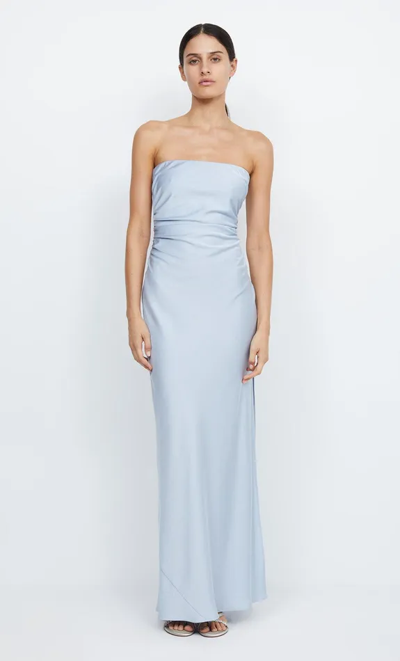 Bec Bridge Maxi Dresses Women ETERNITY STRAPLESS MAXI 8211 DUSTY BLUE