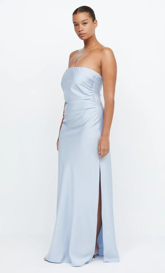 Bec Bridge Maxi Dresses Women ETERNITY STRAPLESS MAXI 8211 DUSTY BLUE