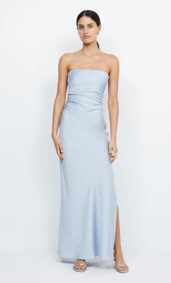 Bec Bridge Maxi Dresses Women ETERNITY STRAPLESS MAXI 8211 DUSTY BLUE