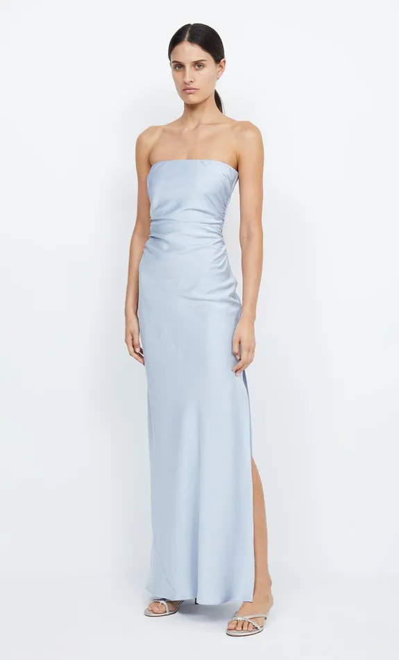 Bec Bridge Maxi Dresses Women ETERNITY STRAPLESS MAXI 8211 DUSTY BLUE