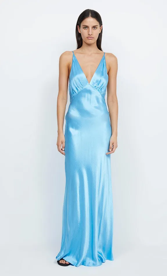 Bec Bridge Maxi Dresses Women LORELAI V MAXI DRESS 8211 TOPAZ BLUE