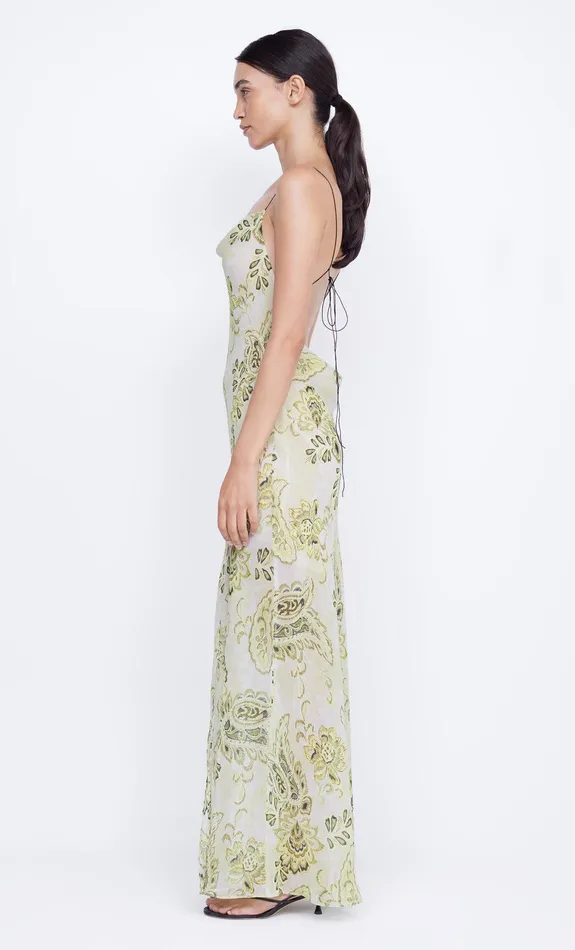 Bec Bridge Maxi Dresses Women LYLOU MAXI DRESS 8211 LEMON PAISLEY