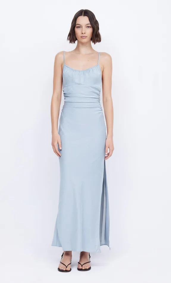 Bec Bridge Maxi Dresses Women MARI LOU GATHERED MAXI DRESS 8211 DOVE BLUE