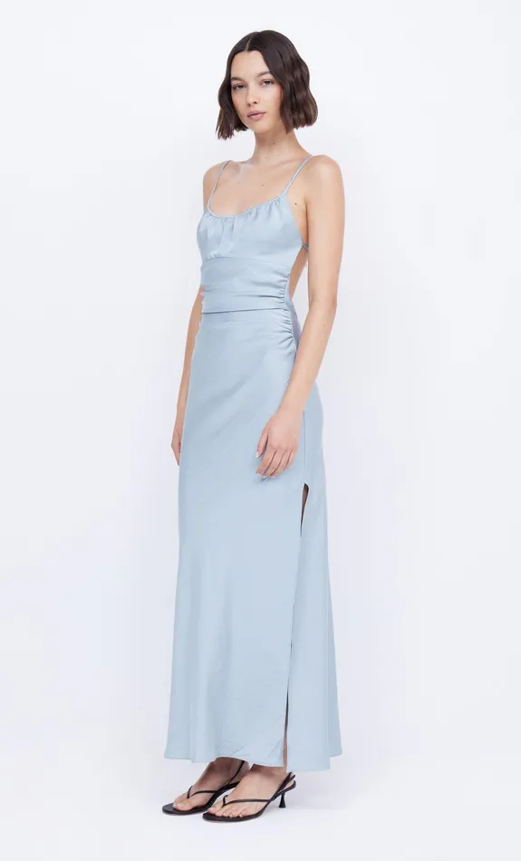 Bec Bridge Maxi Dresses Women MARI LOU GATHERED MAXI DRESS 8211 DOVE BLUE