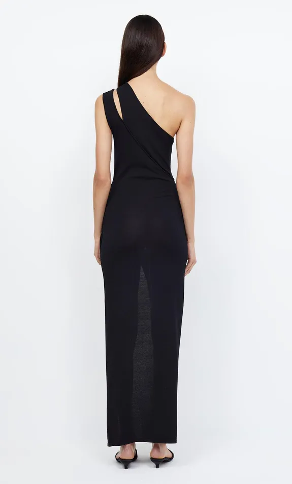 Bec Bridge Maxi Dresses Women MIRA ASYM KNIT MAXI DRESS 8211 BLACK