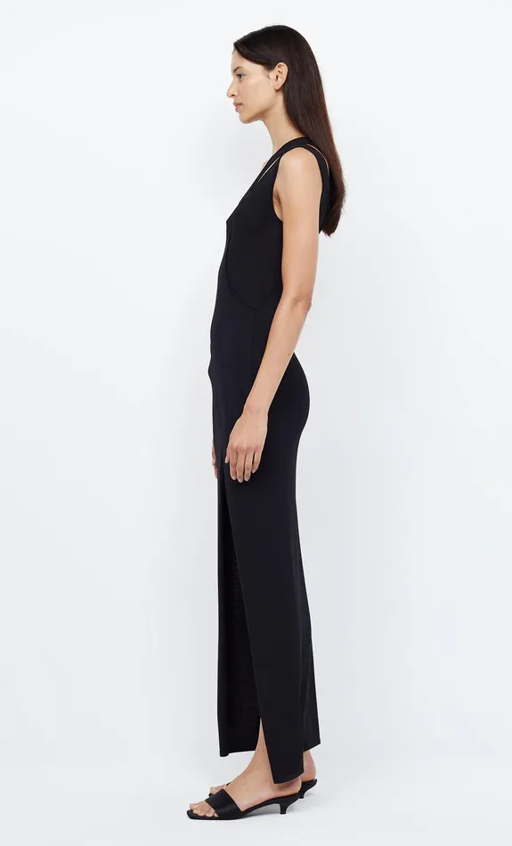 Bec Bridge Maxi Dresses Women MIRA ASYM KNIT MAXI DRESS 8211 BLACK