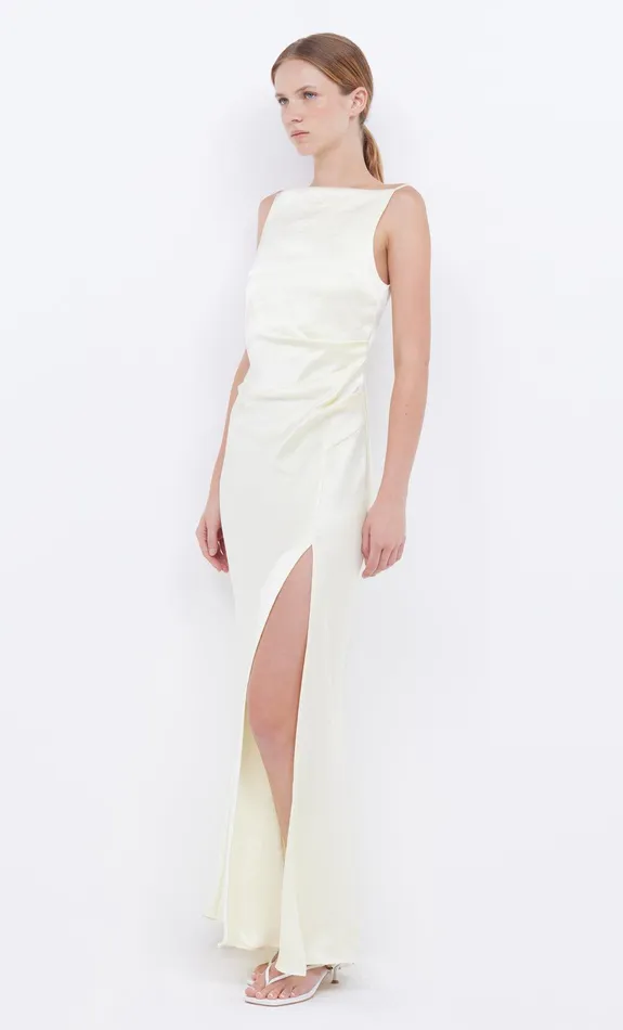 Bec Bridge Maxi Dresses Women THE DREAMER MAXI DRESS 8211 ICE YELLOW