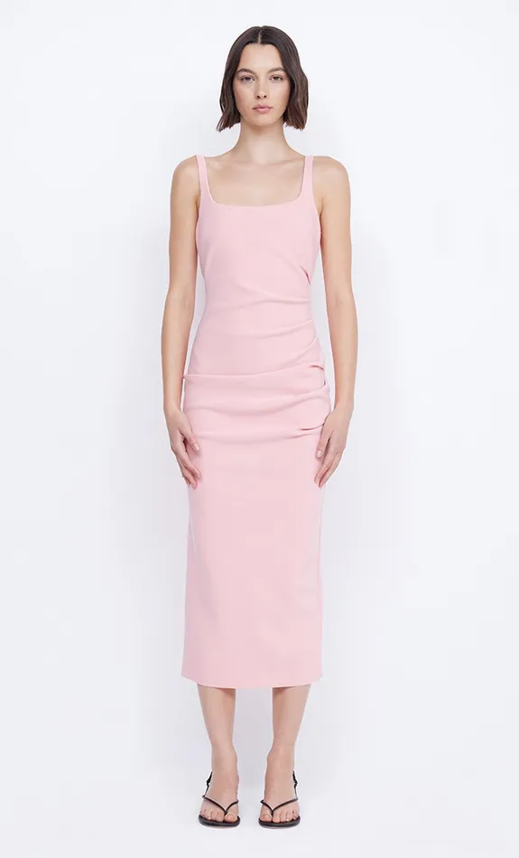Bec Bridge Midi Dresses Women KARINA TUCK MIDI DRESS 8211 GUAVA