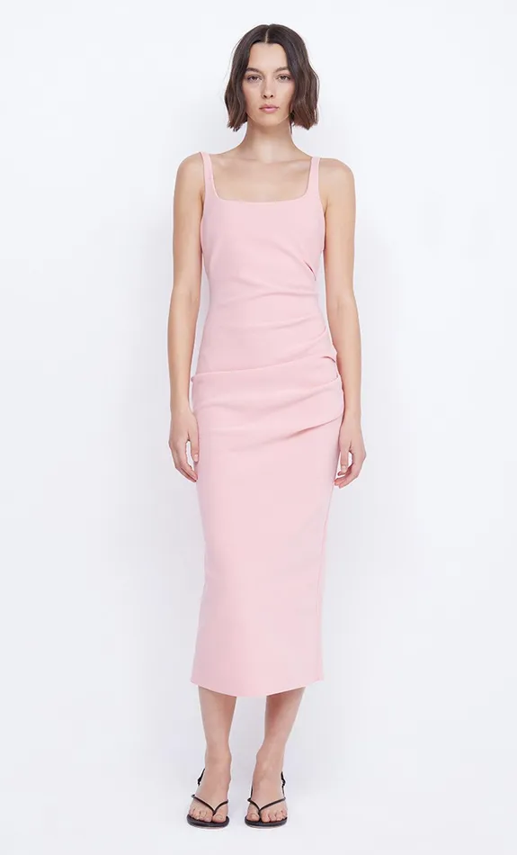 Bec Bridge Midi Dresses Women KARINA TUCK MIDI DRESS 8211 GUAVA