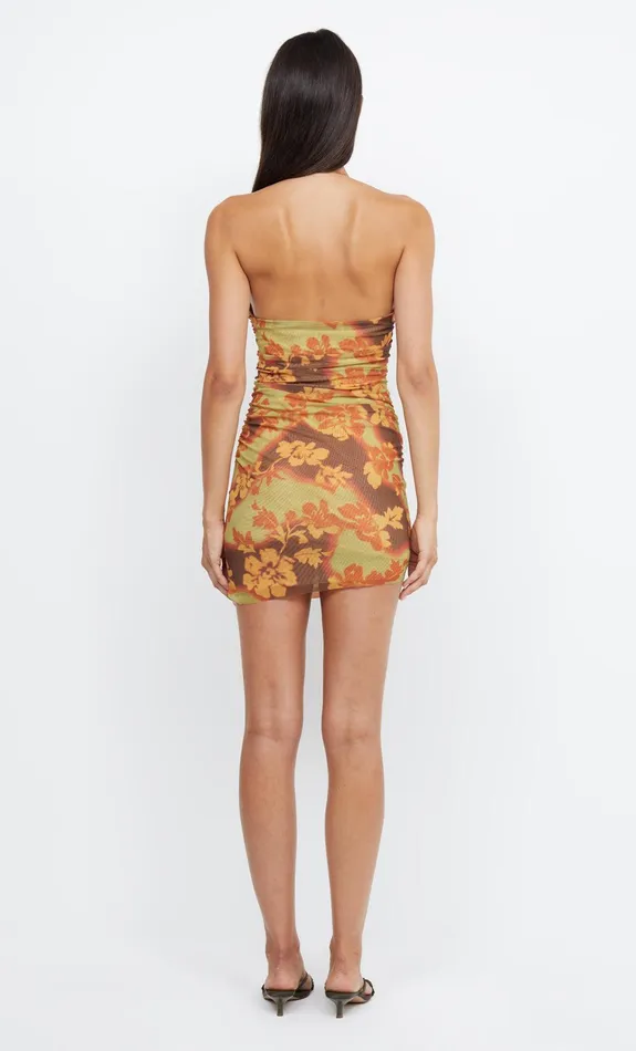 Bec Bridge Mini Dresses Women JULIEN ASYM MINI DRESS 8211 HIBISCUS PATCH