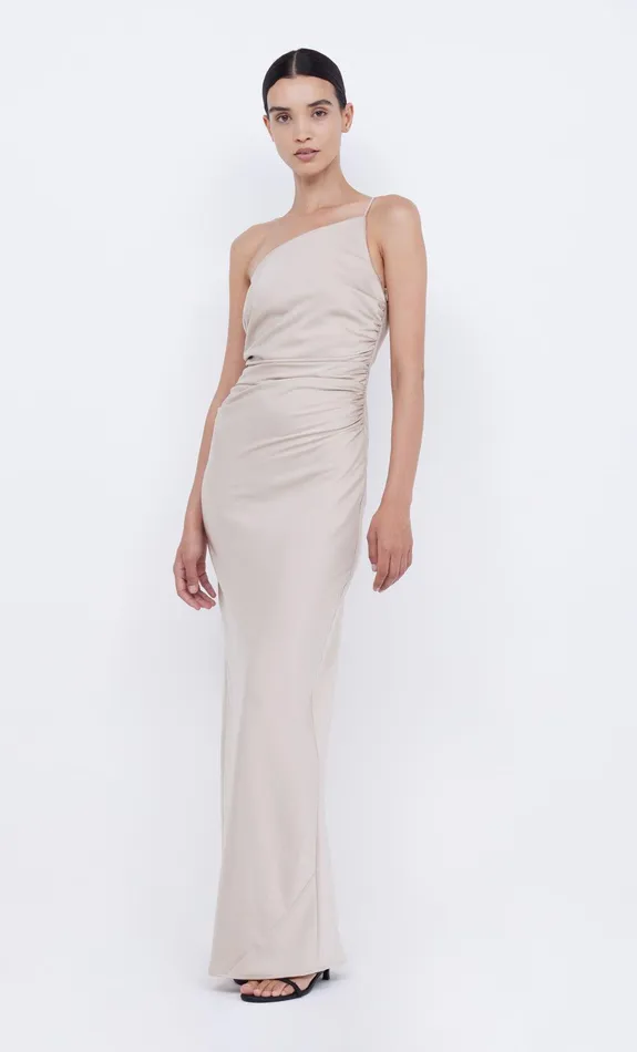 Bec Bridge Prom Dresses Women ETERNITY ASYM MAXI DRESS 8211 SAND