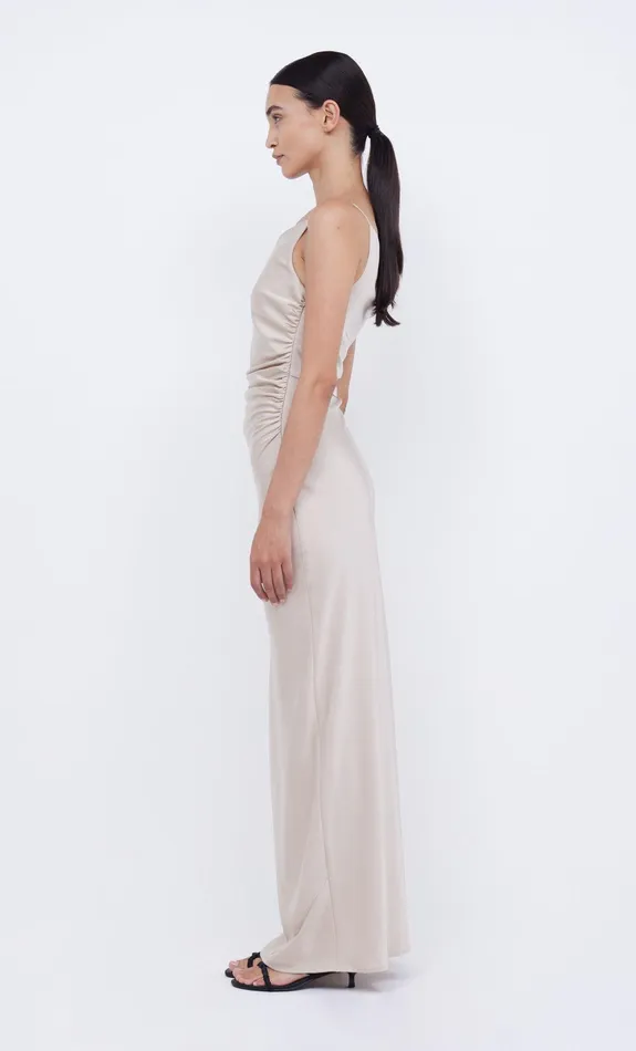 Bec Bridge Prom Dresses Women ETERNITY ASYM MAXI DRESS 8211 SAND