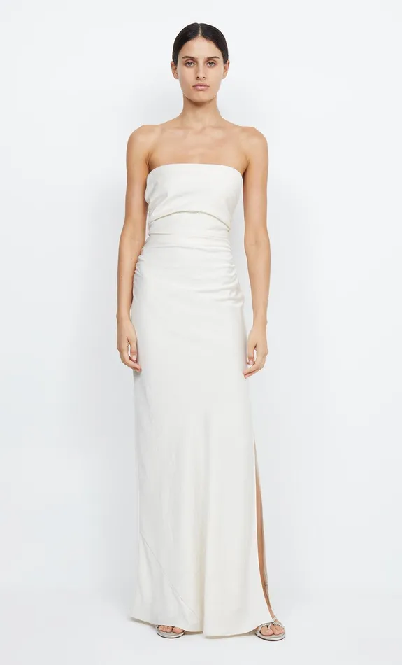 Bec Bridge Prom Dresses Women ETERNITY STRAPLESS MAXI 8211 CREAM