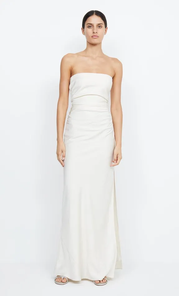 Bec Bridge Prom Dresses Women ETERNITY STRAPLESS MAXI 8211 CREAM