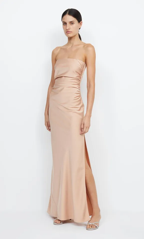 Bec Bridge Prom Dresses Women ETERNITY STRAPLESS MAXI 8211 ROSE GOLD
