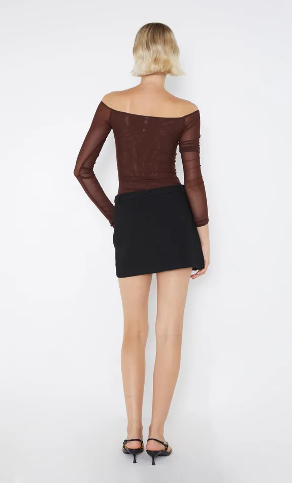 Bec Bridge Skirts Women WILDER WRAP MINI SKIRT 8211 BLACK