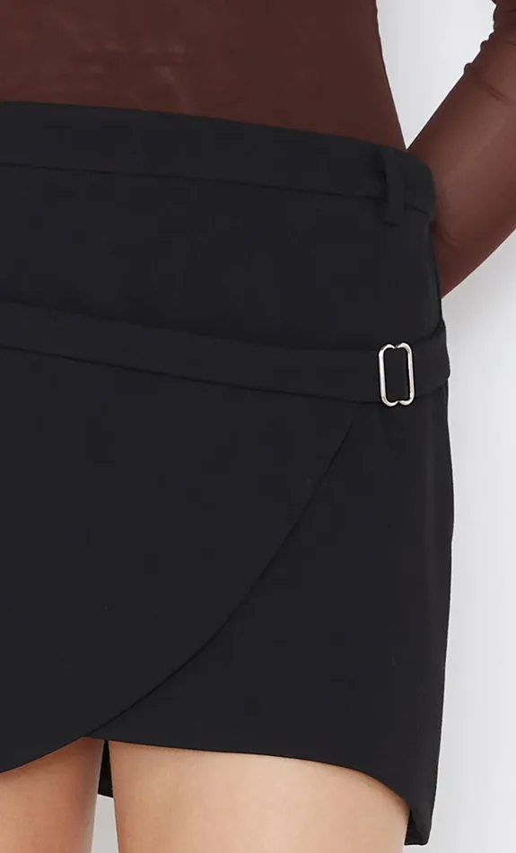 Bec Bridge Skirts Women WILDER WRAP MINI SKIRT 8211 BLACK