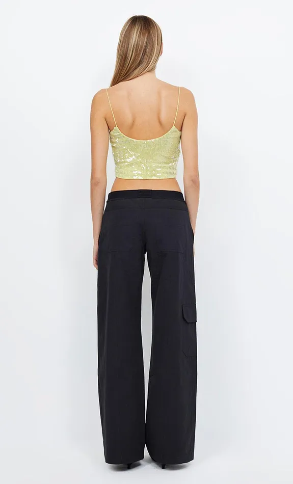 Bec Bridge Sleeveless Women VENUS SEQUIN TANK 8211 CITRUS