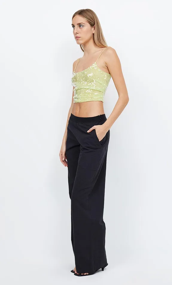 Bec Bridge Sleeveless Women VENUS SEQUIN TANK 8211 CITRUS