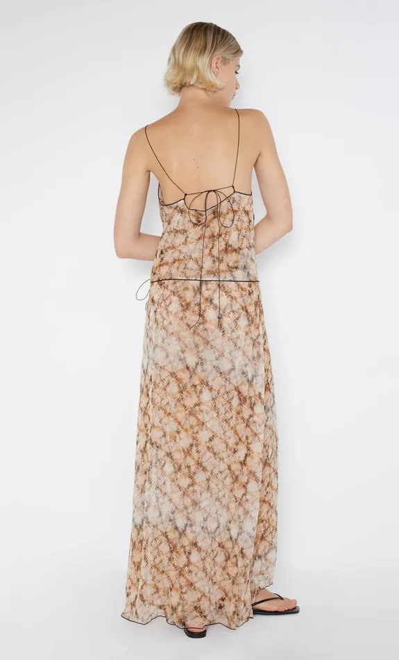 Bec Bridge Wedding Guest Women CIEL WRAP MAXI DRESS 8211 GEO SHIBORI