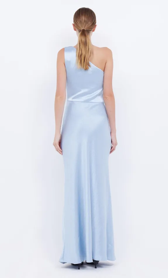 Bec Bridge Wedding Guest Women THE DREAMER ASYM DRESS 8211 DUSTY BLUE